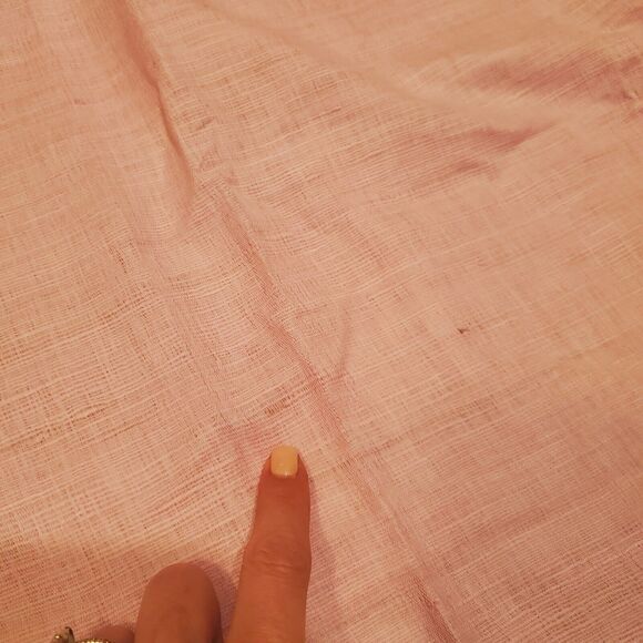 Pottery Barn Kids Outlet Silk Cotton Blend Curtain Panels 42x84 Baby Pink - Picture 9 of 10